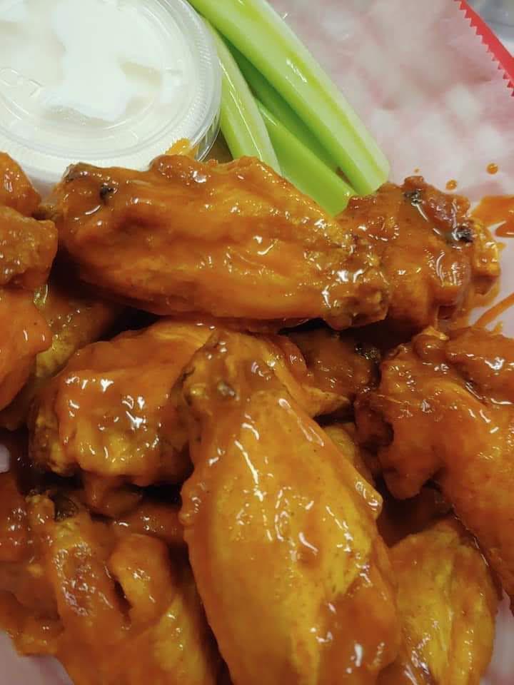 10 Chicken Wing · Hot, medium, mild, country sweet, BBQ, garlic parm, Cajun or teriyaki OMG sauce. Includes blue cheese can sub out for ranch, each extra sauce for an additional charge.