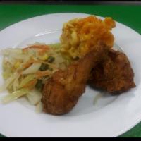 Fried Chicken · Chicken seasoned with various spices then deep fried for the crunchy, juicy and flavorful ta...