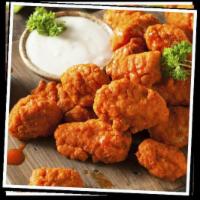 Chicken Tender Bites · All white meat tender chicken, seasoned , breaded, served with 2 dipping sauces of your choi...