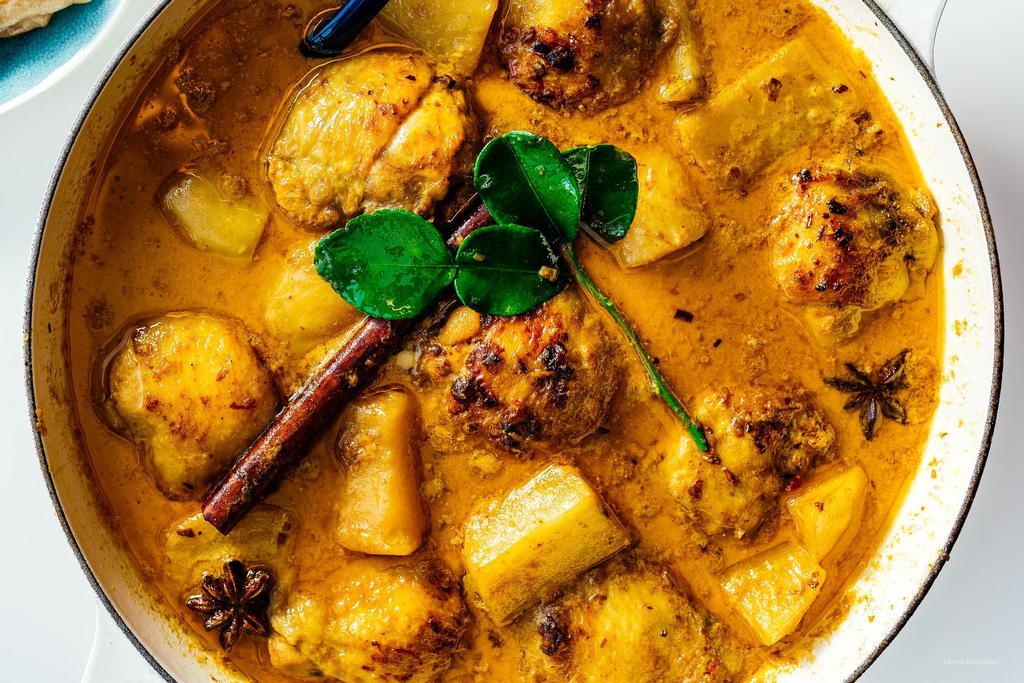 Curry Potato Chicken · Boneless chicken with curry potato