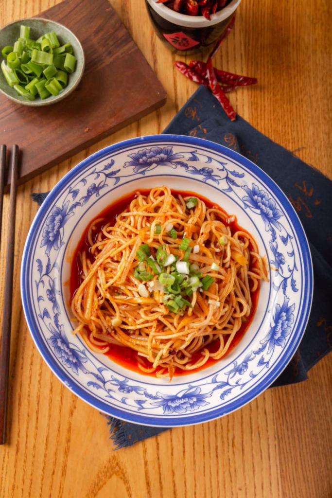 N10. Cold Noodles · Spicy and served with thin noodle only 