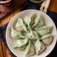 Pork and chives dumpling · 10 pieces