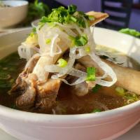 7. Back Ribs Pho (Suon Bo) · comes with bean sprouts, and basil.