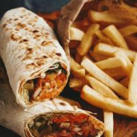1. Mama's Shawarma Sando · Tortilla Bread | Chicken | Cucumber Pickles | Garlic Sauce| | Pickled Radish | Olives