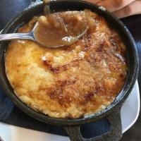 French Onion Soup Au Gratin · Made the classic way.  Loads of onions, hand crafted stock, sharp gruyere cheese, best in to...