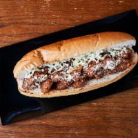 Full - Chicken Parm. Hoagie · Full Sized Freshly fried chicken parmesan topped with our homemade marinara sauce, mozzarell...