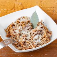 Spaghetti Bowl · Spaghetti base with your choice of homemade tomato sauce or garlic butter and choice of mozz...
