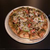 Touchdown Pizza · Pepperoni, Italian sausage, ham, beef, tomato, onion black olive, green olive, green pepper,...