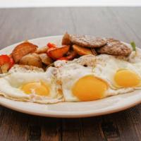 2 Eggs Any Style Platter  · Comes with home fries and toast