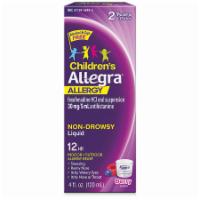 4 fl. oz. Children's Allegra Allergy Berry Flavor · Kid allergies are unpleasant. Taking their allergy medicine doesn't have to be. Alleviate th...