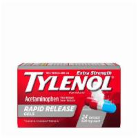 Tylenol Extra Strength Rapid Release · 24 gelcaps.