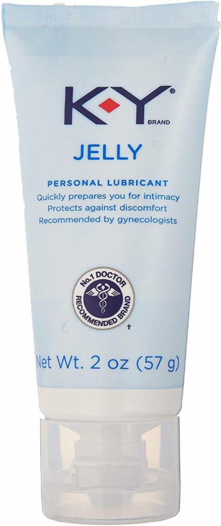 2 oz. KY Jelly Personal Lubricant · From the #1 doctor recommended personal lubricant brand, the k-y brand jelly personal lubricant has a water-based, fragrance-free, non-greasy formula that quickly prepares you for sexual intimacy and eases the discomfort of vaginal dryness for women during sex.