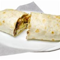 Burrito · Burrito beef or chicken fajita included rice, beans, chesse, sour cream, lettuce, and tomato...