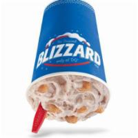 Snickerdoodle Cookie Dough Blizzard® Treat		 · Snickerdoodle cookie dough pieces and cinnamon sugar blended with creamy DQ® vanilla soft se...