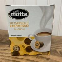 10 Capsules Motta Espresso Arabica Compatible Nespresso · 