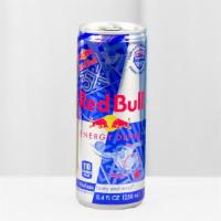 Red Bull - 8.4 oz · 8.4 fl oz can. Original, sugar free or zero.