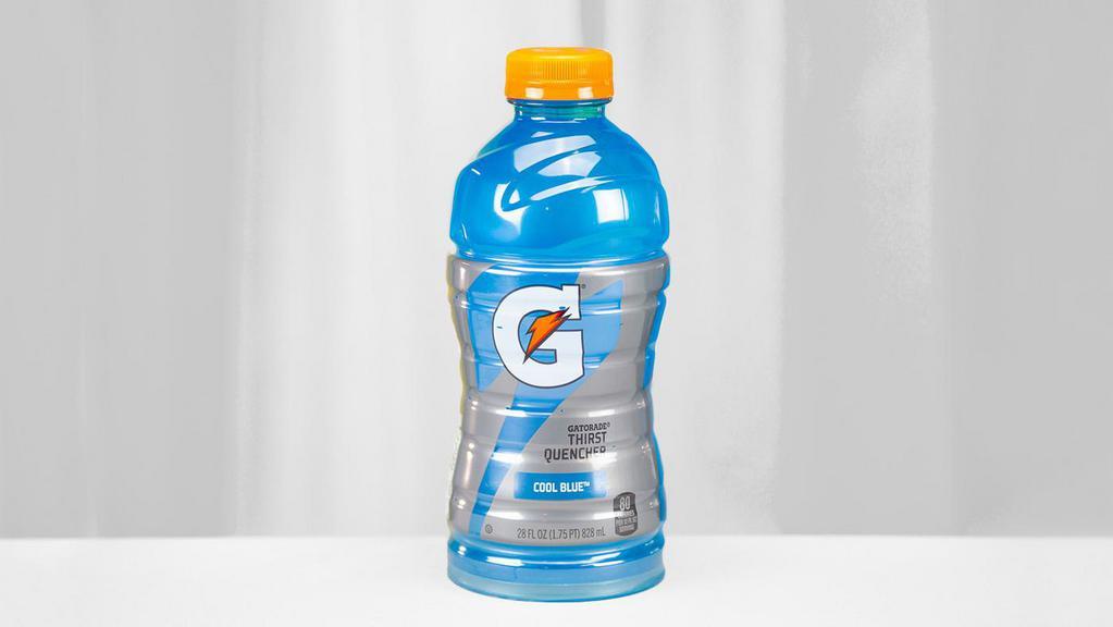 Gatorade - 28 oz · 28 oz bottle. Fruit punch, cool blue or orange.