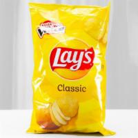 Lays Chips - Large · Classic, BBQ or sour cream and onion. 7.75 oz large.