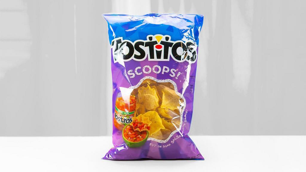 Tostitos · Tostitos scoops 10 oz bag.