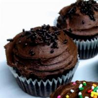 Gf Vegan Super Moist Chocolate Cupcake · 100% Organic, Gluten Free, and Vegan.