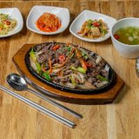 Beef Bulgogi · Slices of beef marinated in specially made house soy sauce.