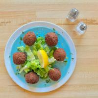 Falafel Appetizer · Gluten-free, vegetarian. Fried chickpea patties.