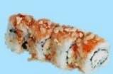 Ichi Roll  · Crab salad, cucumber, inside. Shrimp, peanut, sweet chili sauce.
