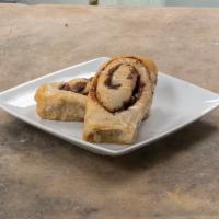 Cinnamon Rolls · Sweet, hand rolled and drizzled with our homemade glaze.