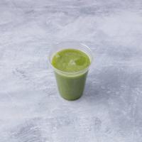 Acne Drink · Spinach, apple cucumber, ginger and aloe.