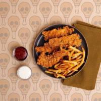 Fried Chicken Tenders Dinner · 4 Fried Chicken Tenders & side of fries