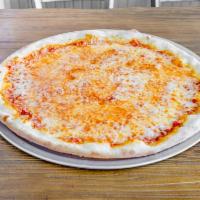 Cheese Pizza · Add toppings for an additional charge.