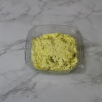 Egg Salad  · Small. Chopped eggs that have been mixed with seasoning and mayo.