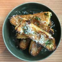 Garlic Cheese Toast · Garlic, Butter, Pecorino, Rosemary