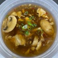 Hot and Sour Soup · Spicy. With fried noddles