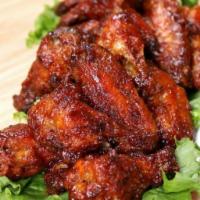 BROOKLYN HENNY BARBECUE WINGS · House sauce made with real Hennessey.
