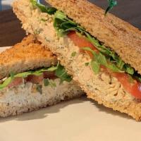 Chicken Salad Sandwich · A healthy scoop of the P＆G chicken salad made from slow-cooked white meat chicken tossed in ...
