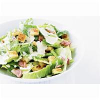 Caesar Salad · Romaine lettuce, croutons, Parmesan cheese with home made Caesar dressing. With focaccia bre...