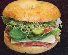 3. Salami Sandwich Lunch · Sandwich come with mayo, mustard, cheese, lettuce, tomato, onion, pickles, sprouts, and avoc...