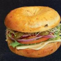 7. Vegetarian Sandwich Lunch · Sandwich come with mayo, mustard, cheese, lettuce, tomato, onion, pickles, sprouts, and avoc...