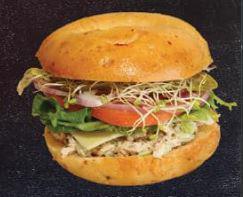 4. Tuna Sandwich Lunch · Sandwich come with mayo, mustard, cheese, lettuce, tomato, onion, pickles, sprouts, and avoc...