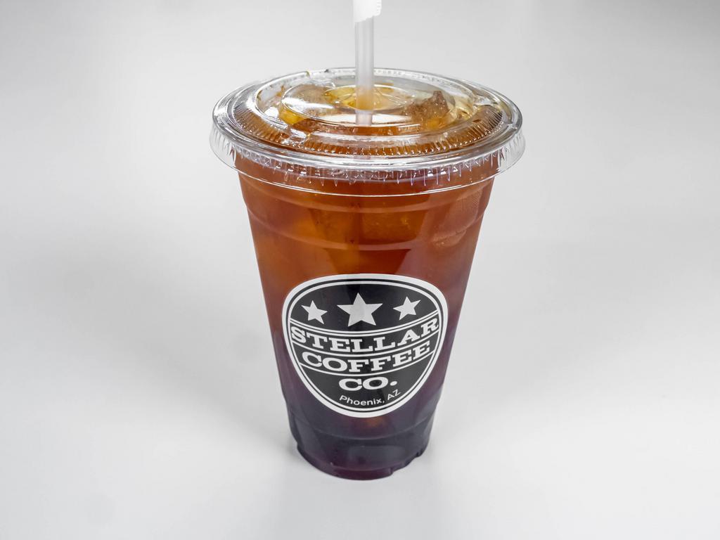 Cold Brew Coffee · Our cold brew coffee is made with a coarsely ground medium roast Guatemalan coffee that is slow brewed in cool filtered water for 16 hours resulting with a smooth tasting naturally sweet finish that is absolutely delicious by itself or with a touch of added flavor! 