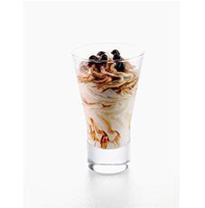 Coffee Gelato Coppa · Fior di latte gelato with a rich coffee and pure cocoa swirl.
