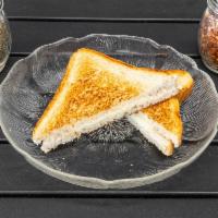 Grilled Cheese Sandwich · White Bread and American Cheese. Hot sandwich filled with cheese that has been pan cooked or...
