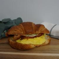 Bacon Egg and Cheese Breakfast Sandwich · 