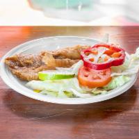 Fried Filet Tilapia Lunch Special · Your choice in side.