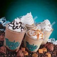 Moolatte · Coffee and your choice of flavor blended with creamy DQ vanilla soft serve and ice, and garn...