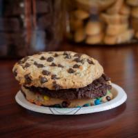 Jumbo Cookies · Choose from our homemade chocolate M & M,  gourmet chocolate chip, or gourmet reece's peanut...
