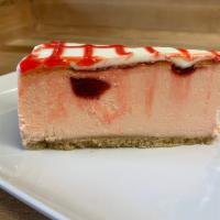 Strawberry Cream Cheesecake · 