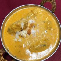 Malai Kofta · Mixed vegetable balls ground with homemade cheese and cooked in a creamy sauce. Served with ...