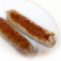 Side of Sausage · Finely chopped or ground meat, often mixed with seasoning.